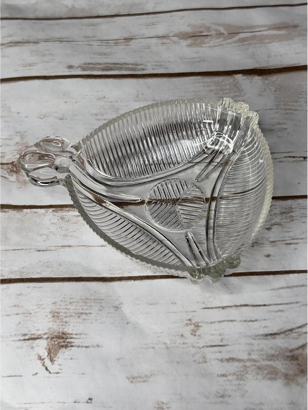 Vintage Hazel Atlas Art Deco triangle Candy / Condiment dish 1930-40